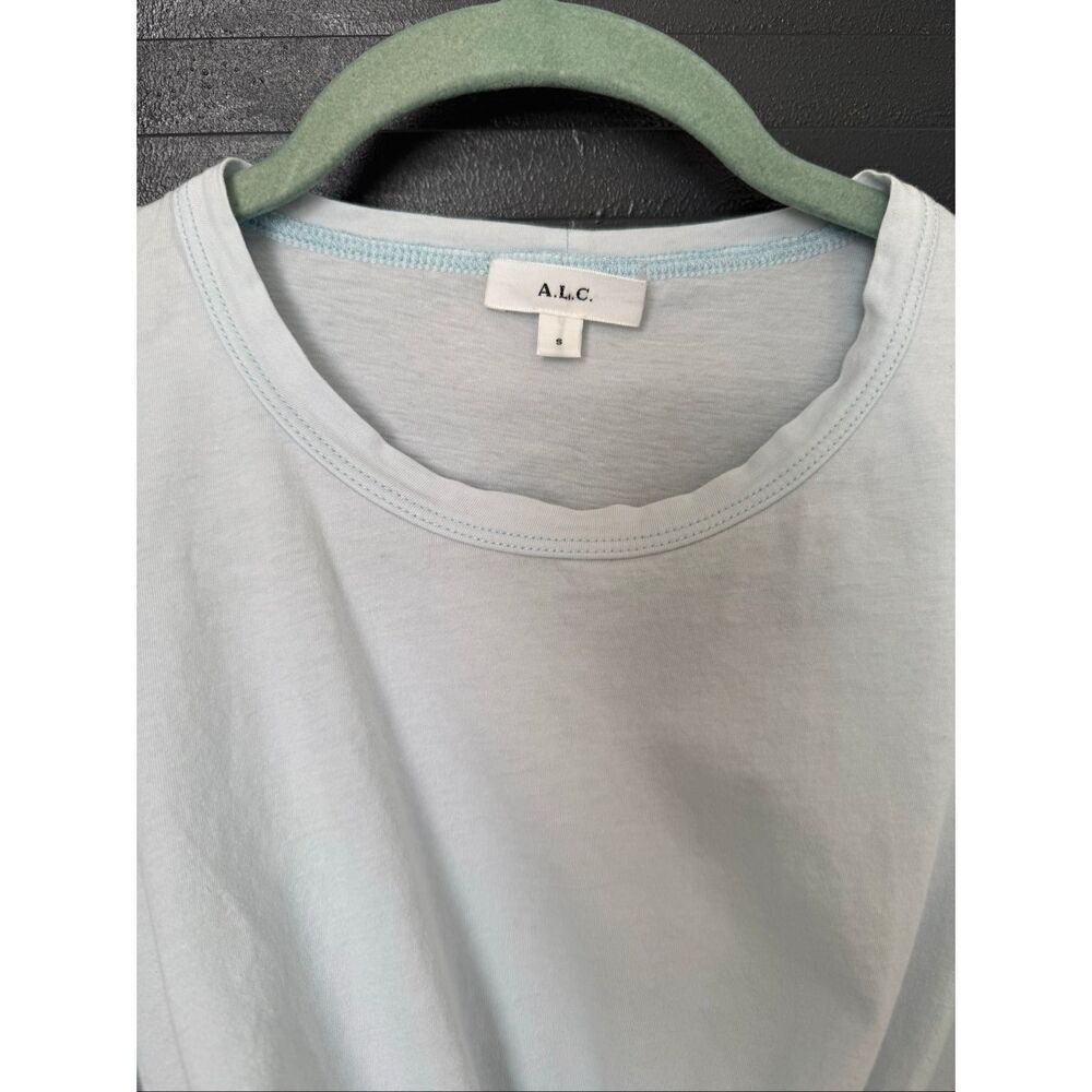 A.L.C Monica Wrap Cotton T-Shirt - Picture 5 of 8